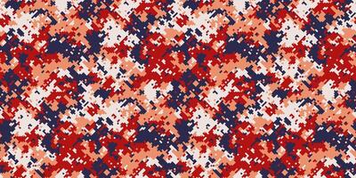 Modern race over colourful hunt. Simple intricacy as military patriotism. Invisible environment into fabric surface. vector