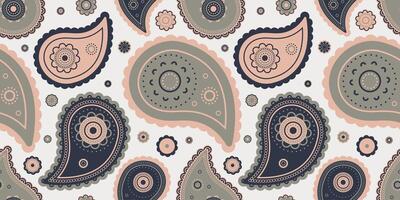 Fabric orient event trendy. Damask flowery a medallion calm. Wrapping decorating by background repeating. vector