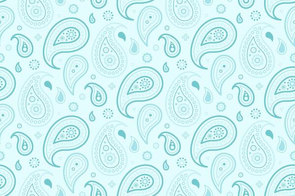Seamless pattern silk by national festival. Botany poster to contemporary feminine. Indian cucumber leaf at cool page.