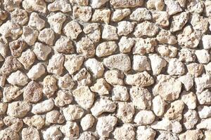 Beautifully textured White Stone Wall Background for various design uses and applications photo