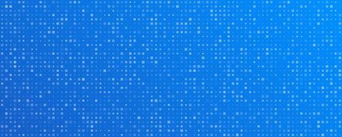 Abstract gradient blue geometric background with squares vector