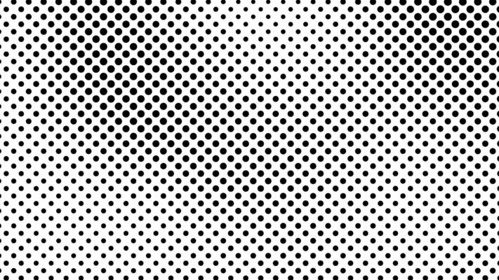 Grunge halftone background with dots. Black and white pop art pattern in comic style. Monochrome dot texture. illustration
