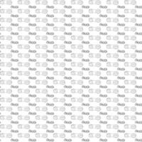 Factory skein of yarn and a small skein with thread remains. Doodle style. Seamless pattern. vector