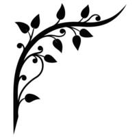 Beautiful Floral Corner Elements for Modern and Classic Design vector