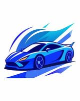 Simple and Minimal Car Icon Design Branding vector