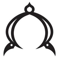 Decorative Corner Elements Silhouette Design vector