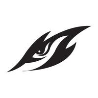 sharp eagle eye icon illustration design template vector