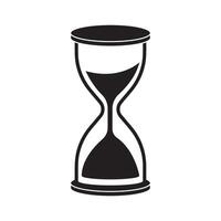 sand timer icon illustration design template vector