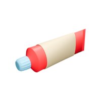 a 3d icon render toothpaste in bathroom png