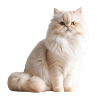 Portrait of Fluffy Persian Cat png