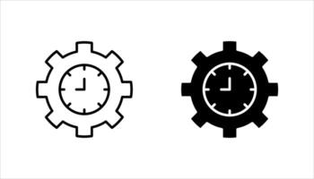 digital icon set, on a white background. vector