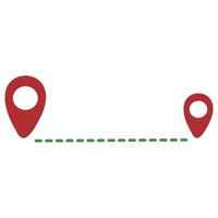 Route Journey Travel Dashed Line Path vector