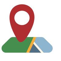 Pin Pointer Location Flat vector