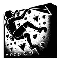 Rock climber on rock wall retro retro retro retro retro retro retro retro retro retro retro retro retro vector
