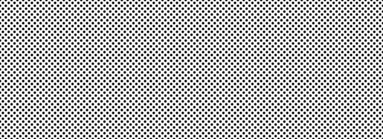 Seamless dotted repeated texture. Black and white polka dot pattern. Repeating endless dots texture. All over halftone wallpaper. Regular grid background. Textile or fabric swatch template vector
