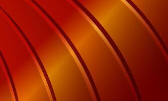 Retro wavy lines wallpaper background. Shiny metallic red curved stripes pattern. vector