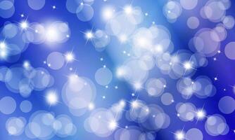 Abstract light bokeh soft blue background. Shiny bright circle bubbles. artistic circles pattern. vector