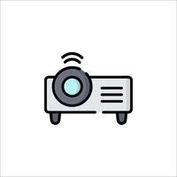 Projector icon illustration vector