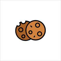 Cookie icon illustration vector