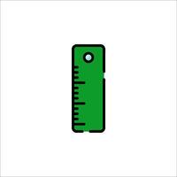 A ruler icon on a white background vector