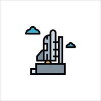 Space shuttle icon illustration vector