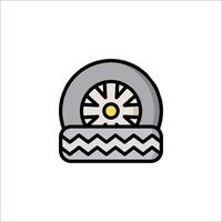 A snow globe icon with a sun on top vector