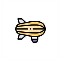 A cartoon airplane with a banana on it vector