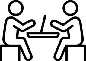 Young professionals collaborating in modern office with digital devices and copy space vector
