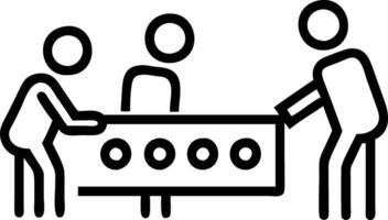 Workers assembling products with recycled materials Set 2 vector