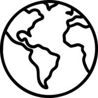 image of a globe with the country highlighted isolated on white background. vector