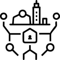 University researchers studying cyber resilience with copy space vector