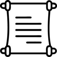 image of a scroll with the Preamble text isolated on white background. vector