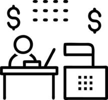 Travel financial analyst tracking expenses on bokeh digital art background Set 3 vector