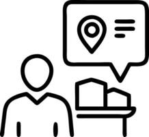 Travel agent discussing trip costs with clients in a candid office environment vector