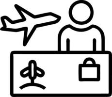 Travel finance manager analyzing trip costs on close up reality background vector