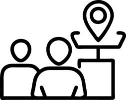 Travel coordinator managing group trips in candid environment Set 2 vector