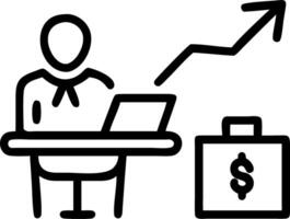 Travel finance manager analyzing trip budgets on macro reality background Set 3 vector