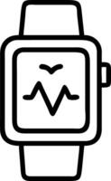 Telemedicine wearable devices on glossy background copy space vector