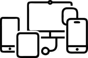 Telemedicine digital devices arranged on glossy surface copy space vector