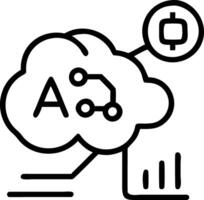 Team using AI driven data visualization tools with soft abstract digital art copy space vector
