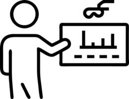 Technician monitoring emissions on digital dashboard vector