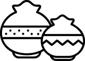 Traditional Pongal Utensils Macro vector