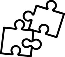 Transparent puzzle pieces with team icons isolated on white background Set 2 vector