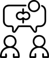 Team members discussing puzzle strategy with soft abstract digital art background copy space on right. Set 2 vector