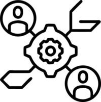 Team optimizing AI driven green supply chain in macro close up copy space Set 2 vector