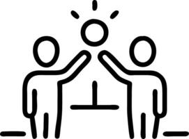 Startup team collaborating in a modern office space soft abstract background copy space on top. vector
