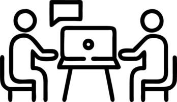 Startup team collaborating on laptops in co working space soft abstract background copy space below. Set 2 vector
