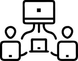 Startup team collaborating on mobile app development soft abstract background copy space below. vector