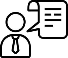 Supervisor checking performance reports vector