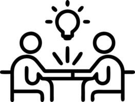 Startup team collaborating on growth strategies on bokeh background vector